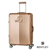 【BENTLEY】29吋PC+ABS 升級鋁框拉桿輕量行李箱-香檳金