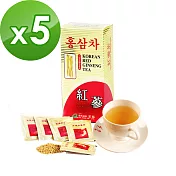 金蔘-6 年根韓國高麗紅蔘茶(30 包/盒,共 5盒)