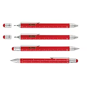 [TROIKA] 多功能工具筆(多色可選)紅色