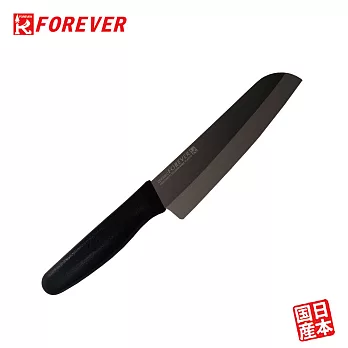 【FOREVER】日本製造高精密三德陶瓷刀16cm(黑刃黑柄)