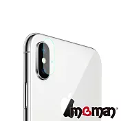 Mgman iPhone X  鋼化玻璃鏡頭保護貼-單孔