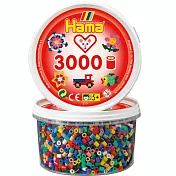 《Hama 拼拼豆豆》3,000 顆拼豆補充罐-67號經典22色混色
