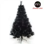 【摩達客】台灣製6尺/6呎(180cm)特級黑色松針葉聖誕樹裸樹 (不含飾品)(不含燈)