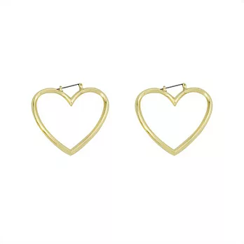 Snatch 純愛相框耳環 - 大金框 / Pure Love Earrings - Large Gold