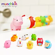 munchkin滿趣健-動物農場噴水洗澡玩具8入