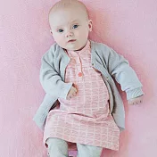 荷蘭Snoozebaby雅致系列新生兒連衣裙-手紋芙蓉紅/0-6M手紋芙蓉紅