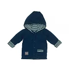 荷蘭Snoozebaby雅致系列新生兒連帽外套-海軍藍條紋/0-6M海軍藍條紋
