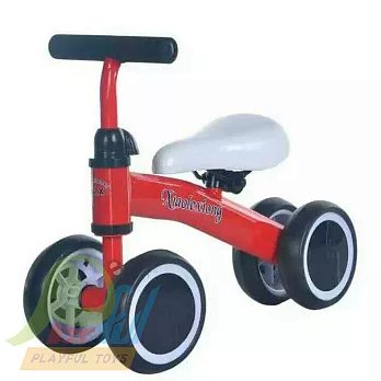 【Playful Toys 頑玩具】平衡車1537 (幼兒平衡滑步車 學步車 滑步車 平衡車 兒童平衡 學習最佳幫手) 紅色