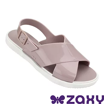 Zaxy 巴西 女 穿搭玩美平底涼鞋-US9藕粉
