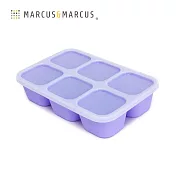 【MARCUS＆MARCUS】動物樂園造型矽膠副食品分裝保存盒-鯨魚(紫)
