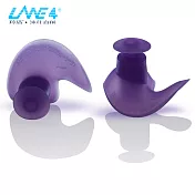 LANE4羚活 EP005多色矽膠耳塞紫