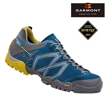GARMONT 男款 Gore-Tex低筒健行鞋STICKY STONE 481015/211 夜藍色 / GoreTex、防水透氣、黃金大底、登山攀登UK7夜藍色