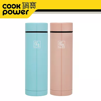 【鍋寶】超真空輕巧保溫杯-320ML(任選二入)粉藍+粉紅