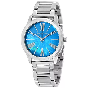MICHAEL KORS 簡約典雅氣質腕錶-藍（現貨+預購）藍