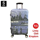 LittleChili行李箱套534-英國倫敦藍 S
