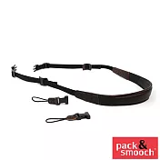 Pack & Smooch NAPPA 超舒適皮革相機頸繩 (深棕)