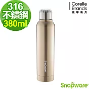 【康寧Snapware】316不鏽鋼超真空保溫萊德瓶380ml-三色可選金色