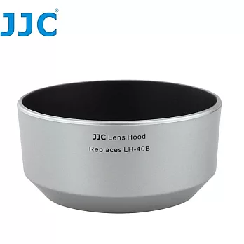 JJC副廠OLYMPUS奧林巴斯遮光罩LH-J40B silver銀色(相容原廠LH-40B遮光罩)適MZD 45mm 1:1.8 f/1.8