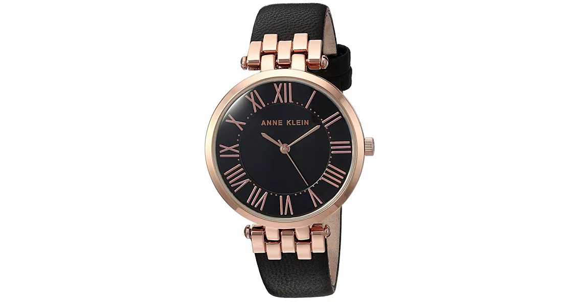 Anne Klein美國時尚女錶-黑2618RGBK
