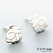 【Sayaka紗彌佳】純銀可愛創意拳頭造型耳環