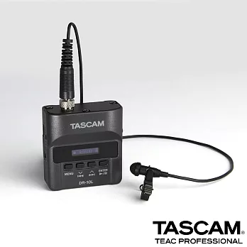 【日本TASCAM】PCM 線性錄音機 迷你MIC DR-10L /DR-10LW黑色