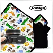 Dustgo折疊布包覆布,ZOO動物園40cm*40cm(多層複合材料,具防震防刮電子相機鏡頭保護