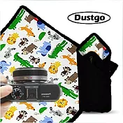 Dustgo折疊布包覆布,ZOO動物園30cm*30cm(多層複合材料,具防震防刮電子相機鏡頭保護)