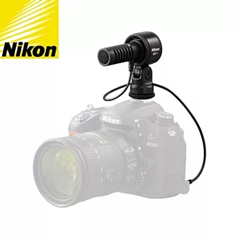尼康原廠Nikon降噪單一指向性電容式麥克風ME-1收音麥克風(3.5mm TRS立體聲)錄音麥克風mic
