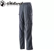【荒野wildland】女SUPPLEX兩穿式長褲共3色XL深灰藍