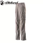 【荒野wildland】女SUPPLEX兩穿式長褲共3色S卡其色