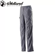 【荒野wildland】女SUPPLEX兩穿式長褲共3色XL深霧灰