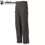 【荒野wildland】男SUPPLEX兩穿式長褲XL深霧灰色
