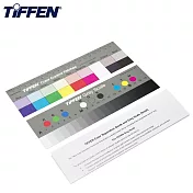 美國TIFFEN天芬專業色階卡校色卡+標準灰卡Q-13(2張入)校色板Color Separation Guide & Gray Scale適商業攝影
