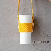 HiPEPPER隨行飲料杯套-黃點點