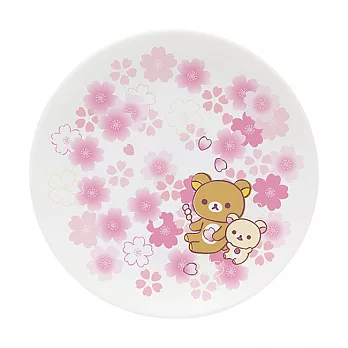 San-X 拉拉熊櫻花系列陶瓷盤。白