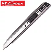 日本製造NT Cutter折刃式美工刀細工刀A-300GRP(金屬刀身;自動鎖定;齒槽密適45度和30度刀片)