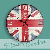 【Meric Garden】風格仿舊裝飾壁掛式時鐘/壁鐘/掛鐘 不列顛工業風