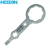 日本製造HOZAN寶山多功能電工工具DK-200(可作簡易扳手/六角扳手孔/收尾孔/起子)
