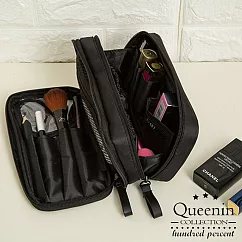 DF Queenin流行 ─ 魔術空間隨身攜帶化妝包─共2色全黑