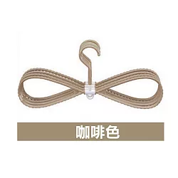 博客來 E Dot 360度8字型多功能防滑快乾曬衣架 10入 組 咖啡色