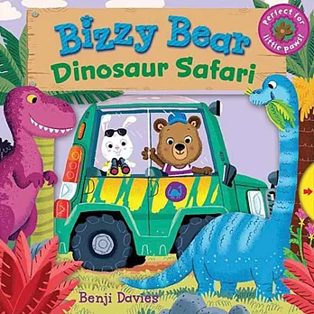 Bizzy Bear:Dinosaur Safari 恐龍樂園熊熊新奇操作書(英國版)(外文書)