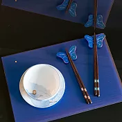【思舫國際】蝴蝶餐墊 - 深藍(含磁力蝴蝶 x 2)