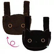 San-X 小襪貓系列毛絨手提袋-棕貓