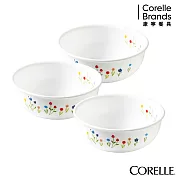 【美國康寧 CORELLE】春漾花朵3件式韓式湯碗組(C03)