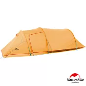 【Naturehike 】巴洛斯一室一廳輕量210T格子布雙層帳篷2-3人 贈地席(橘色)