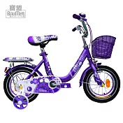 寶盟BAUMER 12吋親子鹿腳踏車-紫羅蘭(兒童腳踏車、童車) 紫羅蘭