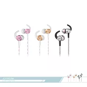 JOYROOM機樂堂 運動時尚 重低音入耳式耳機 (E206) 3.5mm各廠牌適用/ 音量控制/ 線控接聽鍵土豪金