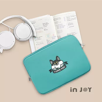INJOYmall for MacBook Air MacBook Pro 13吋 I LOVE YOU柴犬 apple筆電包 筆電保護套