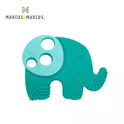 【MARCUS＆MARCUS】 動物樂園感官啟發固齒玩具-大象(綠)
