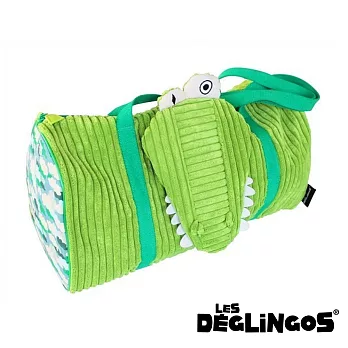Les Deglingos 立體玩偶旅行側背包(周末休閒包)-鱷魚 (ALIGATOS)